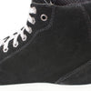 Milwaukee Leather men's black suede street riding boots with reinforced ankle support and sturdy sole.
