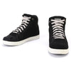 Milwaukee Leather men's black suede street riding boots with reinforced ankle support and sturdy sole.