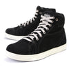 Milwaukee Leather men's black suede street riding boots with reinforced ankle support and sturdy design.
