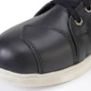 Milwaukee Leather men's black waterproof leather street riding boots with shift protection and ankle support.