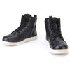 Milwaukee Leather men's black waterproof leather street riding boots with ankle support and shift protection.