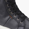 Milwaukee Leather men's black waterproof leather riding boots with ankle support and shift protection, designed for street riding.