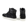 Milwaukee Leather men's black suede street riding boots with reinforced ankle support and waterproof design.