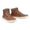 Milwaukee Leather men's cognac leather high-top boots with reinforced ankle support and waterproof street riding design.