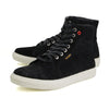 Milwaukee Leather men's black suede waterproof street riding boots with ankle support and reinforced design.