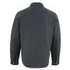 Milwaukee Leather men's black denim shirt-style jacket featuring a classic design, front button closure, and rugged denim fabric.