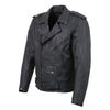 Milwaukee Leather MDM1020 Men's Black Classic 'Waxed' MC Denim Jacket with Armor