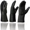 Milwaukee Leather women's insulated biker gloves with reflective piping, i-Touch fingertips, and wiper blade feature.
