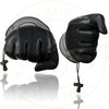 Milwaukee Leather MG7701 women's insulated leather biker gloves with reflective piping, i-Touch fingertips, and wiper blade feature.