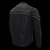 Milwaukee Leather men's retro brown 'Savage' sporty crossover leather jacket with classic design and stylish details.