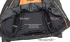 Milwaukee Leather ML2083 men's black vented reflective leather jacket with patch detailing, designed for style and safety.