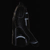 Milwaukee Leather ML2083 men's black vented reflective leather jacket with protective panels and stylish design.