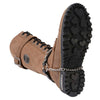 Milwaukee Leather MLA3003 silver biker chain for motorcycle boots with medallion, accessory for motorcycle footwear by HighwayLeather.
