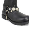 Milwaukee Leather Biker Chains for Motorcycle Boots Footwear