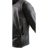 Milwaukee Leather Vented Racer women's leather jacket with removable hoodie liner, featuring stylish design and vented panels.