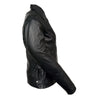 Milwaukee Leather women's black vented leather jacket with side buckles, stylish and fitted for a modern look.