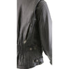 Milwaukee Leather MLL2530 Women's Vented Black Leather Scooter Jacket