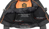 Milwaukee Leather Women's Black Cool-Tec leather scooter jacket with triple stitch details and patch accents, stylish and durable.