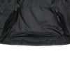 Milwaukee Leather women's club-style SWAT rider vest with single panel back for patches, made of black leather.