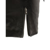 Milwaukee Leather men's black real leather motorcycle jacket in James Brando style, featuring classic biker design and zippered details.