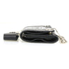 Milwaukee Leather MLW7839 men's 4-inch leather tri-fold wallet with anti-theft stainless steel chain, showcasing the "2nd Amendment" design.
