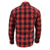 NexGen MNG11631 Men's Black and Red Long Sleeve Cotton Flannel Shirt