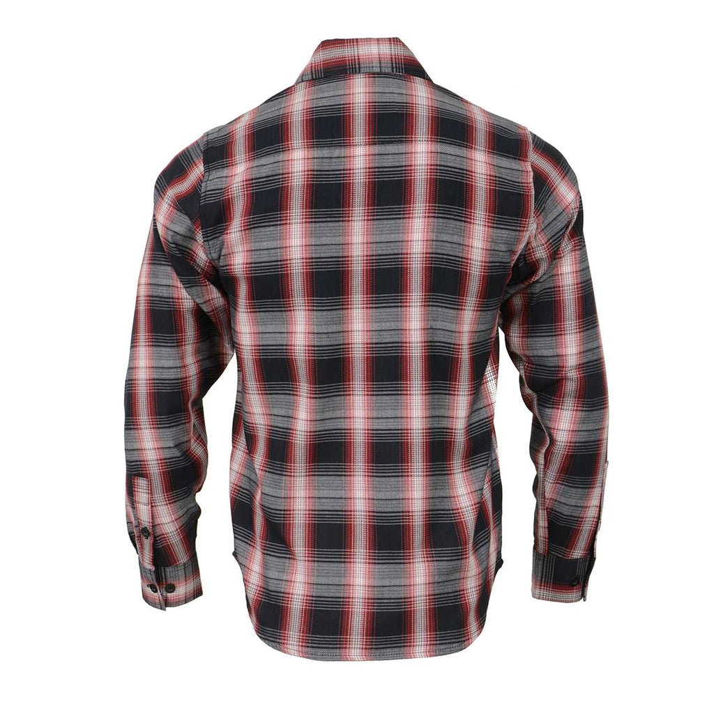 Milwaukee Leather MNG11659 Men's Black and White with Red