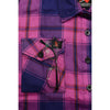 NexGen MNG21610 Women's Pink, Blue and Maroon Long Sleeve Cotton Flannel Shirt