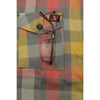 Milwaukee Leather MNG21614 Women's Gray and Red with Yellow Long Sleeve Cotton Flannel Shirt