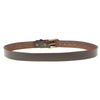 Milwaukee Leather men's light brown genuine leather belt with 1.5-inch width and interchangeable buckle, stylish and durable accessory.