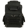 Milwaukee Leather MP8155 black textile 5-pocket motorcycle seat sissy bar bag with sturdy straps and spacious compartment.