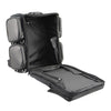 Milwaukee Leather MP8185 black PVC motorcycle sissy bar bag with four pockets, designed for bikers and travel accessories.