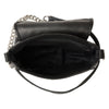 Milwaukee Leather MP8830 Ladies Black Leather Chain Strap Shoulder Bag