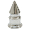 Hot Leathers Spike License Plate Frame Bolt accessory for motorcycle license plates, durable metal construction.