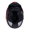 Milwaukee Helmets MPH9817DOT 'Breeze' Red Advanced Motorcycle Modular Helmet for Men and Women Biker w/ Drop Down Visor