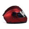 Milwaukee Helmets MPH9817DOT 'Breeze' Red Advanced Motorcycle Modular Helmet for Men and Women Biker w/ Drop Down Visor