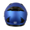 Milwaukee Helmets MPH9825DOT 'Shift' Open Face 3/4 Blue Helmet for Men and Women Biker with Drop Down Tinted Visor