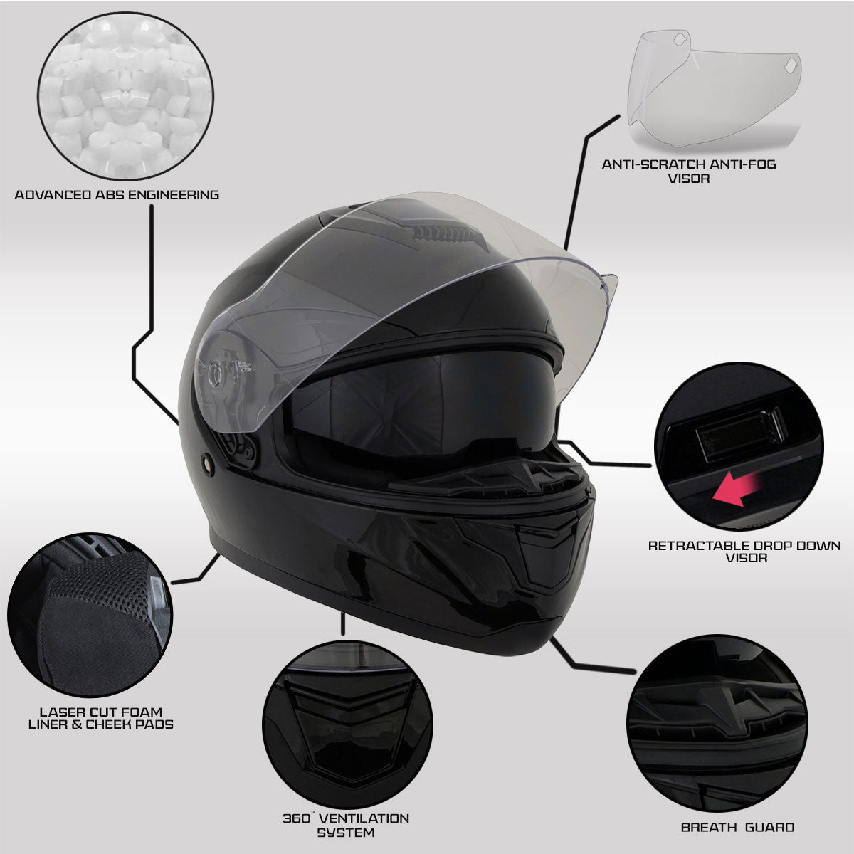 Milwaukee Helmets MPH9835DOT 