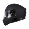 Milwaukee Helmets MPH9835DOT 'Sweeper' Flat Black Advanced Motorcycle Modular Helmet for Men and Women Biker w/ Drop Down Visor