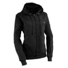 Nexgen Heat NXL2717DUAL Technology Women's Heated Hoodie - Black Sweatshirt Jacket for Winter Season w/Battery Pack