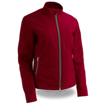 Milwaukee Leather MPL2763 Women's Red Waterproof Lightweight Soft Shell Jacket