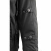 Milwaukee Leather men's burnt orange armored motorcycle jacket with leather and textile panels, suitable for all seasons.