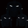 Milwaukee Leather men's black armored textile motorcycle jacket with removable liner, designed for all-season biking.
