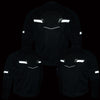 Milwaukee Leather men's black armored textile motorcycle jacket with removable liner, designed for all-season riding.