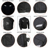 Milwaukee Leather men's black armored textile motorcycle jacket with removable liner, all-season design, and reflective accents.