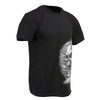 Milwaukee Leather MPMH116000 Men's 'Assassin' Double Sided Black T-Shirt - Large