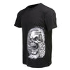 Milwaukee Leather Assassin men's double-sided black T-shirt from HighwayLeather, featuring textile fabric and graphic design.