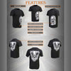 Milwaukee Leather Assassin men's double-sided black T-shirt, textile clothing, featuring sleek design and HighwayLeather branding.