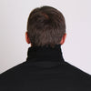 Black fleece neck warmer by Hot Leathers, designed for face and neck protection with a cozy, soft texture.