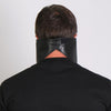 Black Hot Leathers NWL1002 neck warmer with fleece lining, designed for face, neck, and safety protection.